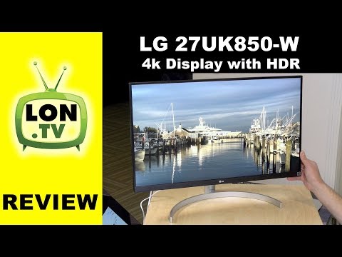LG 27UK850-W 27" 4K UHD IPS Monitor Review - With USB-C Power Delivery - UCymYq4Piq0BrhnM18aQzTlg