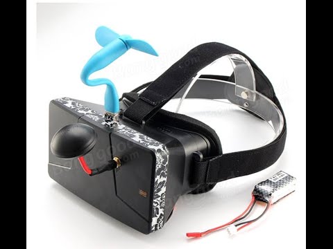 Cheapest Fpv Goggles - 5.8G 32CH 300*240 4.3 Inch Monitor unboxing and review - UCOs-AacDIQvk6oxTfv2LtGA