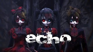 [Happy Halloween MMD] Echo - Gothic Miku & Rin & Len