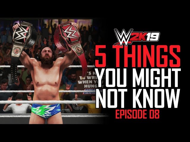 How to Make a Championship Match in WWE 2K19