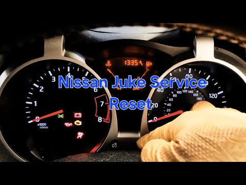2014 NISSAN JUKE MAINTENANCE RESET visual data 5