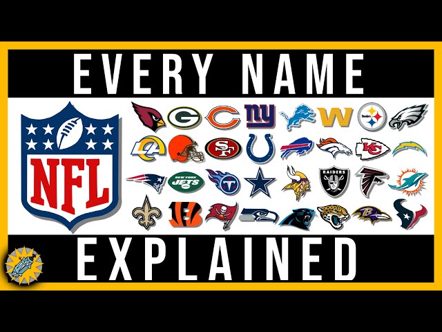 What Are The Names Of The NFL Teams?