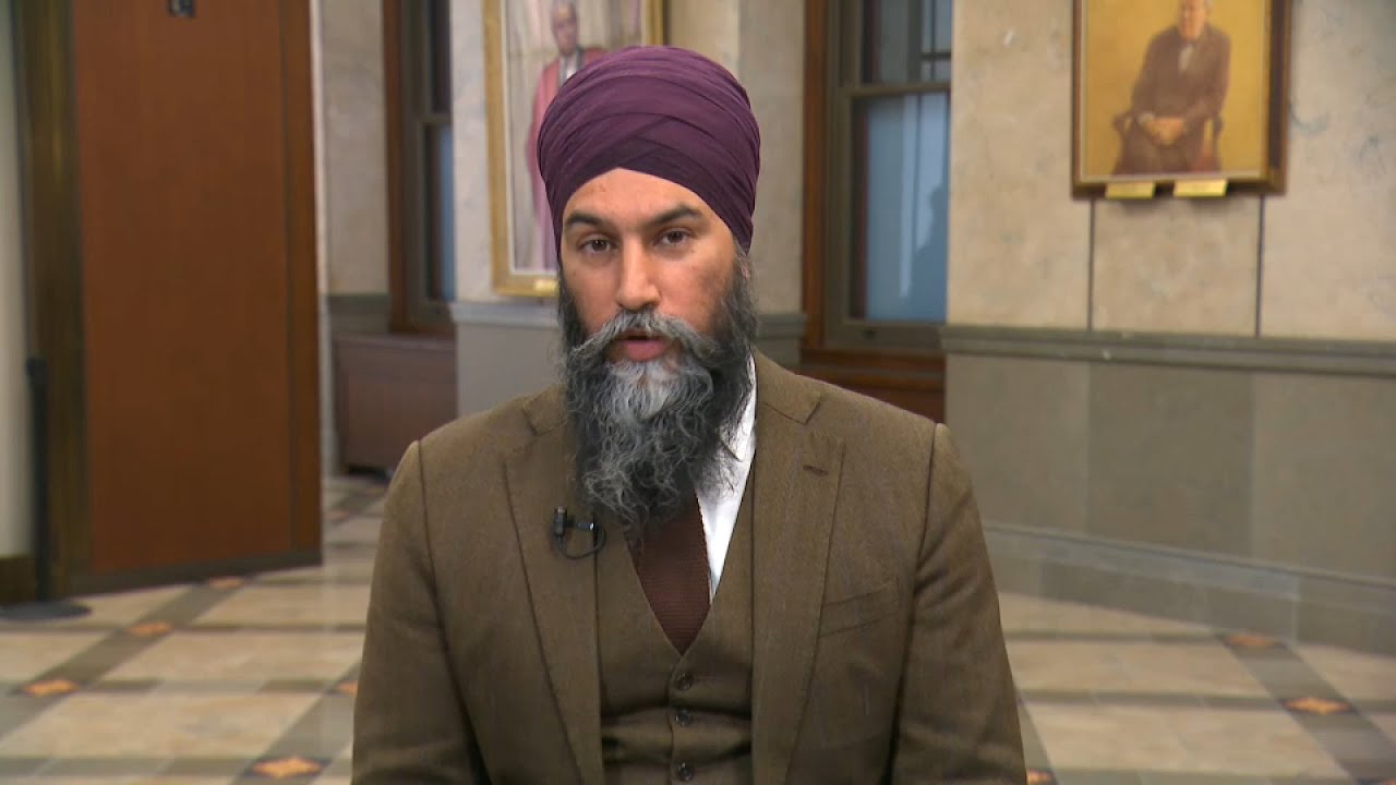 NDP Leader Jagmeet Singh calls for tax on excess CEO salaries April 18 2023