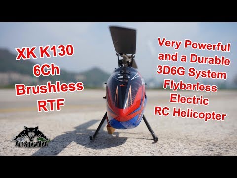 XK K130 Brushless Flybarless RC Helicopter Crash and Inverted landing - UCsFctXdFnbeoKpLefdEloEQ