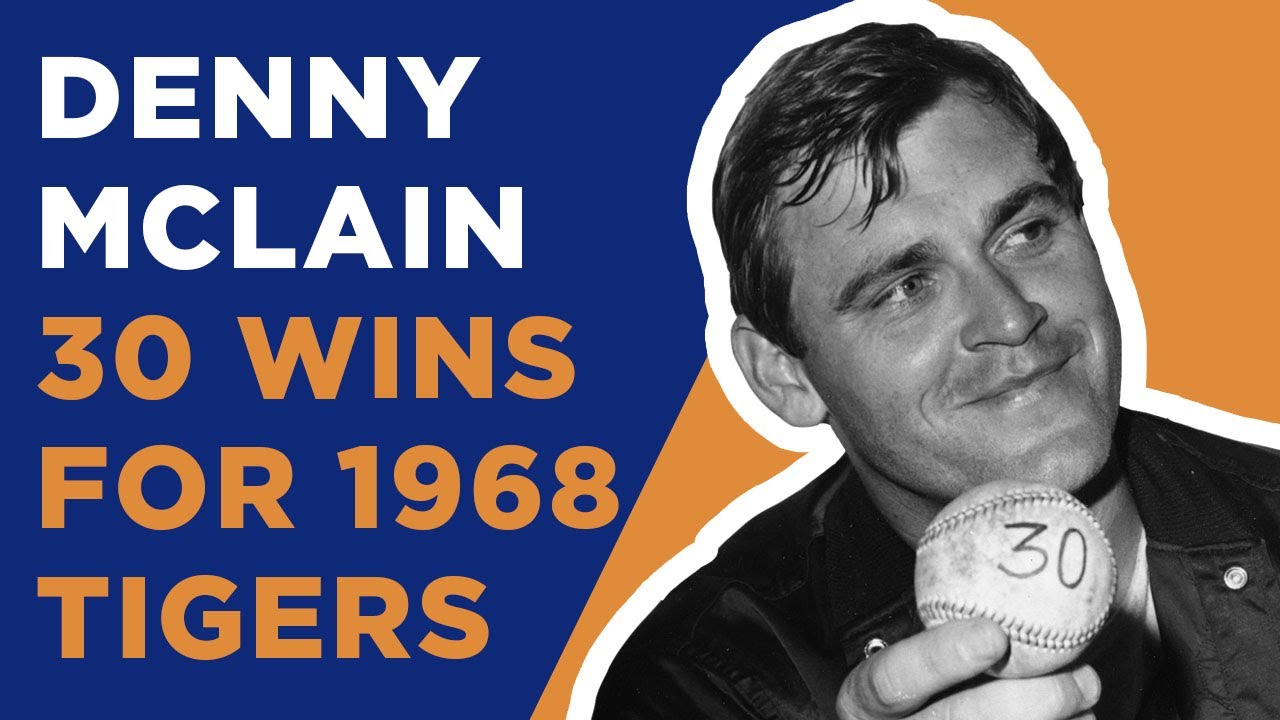 Ernie Harwell Calls Denny McLain 30th Win video clip