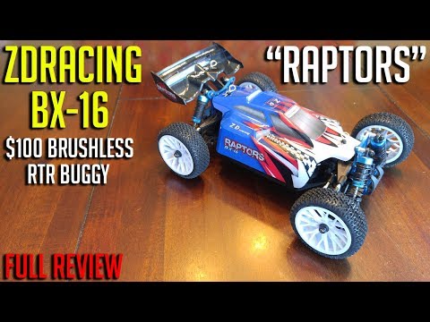 ZDRACING BX-16 "RAPTORS" $100 4WD Brushless RTR Buggy Review - UC-fU_-yuEwnVY7F-mVAfO6w