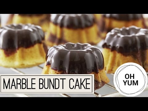 Individual Marble Bundt Cakes | Oh Yum With Anna Olson - UCr_RedQch0OK-fSKy80C3iQ