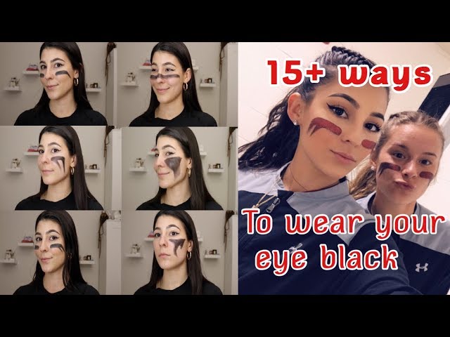 How To Put On Eye Black For Baseball