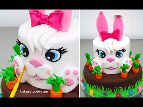 Easter BUNNY Cake - How to by Cakes StepbyStep - UCjA7GKp_yxbtw896DCpLHmQ