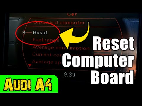 Come resettare il computer di bordo dell'Audi A4