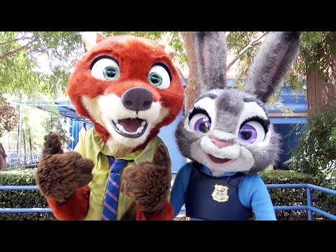 Nick Wilde & Judy Hopps from Disney's Zootopia Meet & Greet, Disney California Adventure, Disneyland - UCe-gHr2O_LP7t0YJYHZQZlg