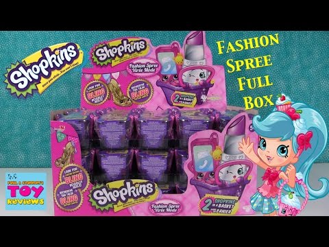 Shopkins Fashion Spree Full Box Opening Unboxing | NEW Toy Review | PSToyReviews - UCZdJCx_zEqvOI7RFG-mWmuw