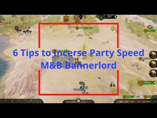 How to Increase Party Speed in Bannerlord