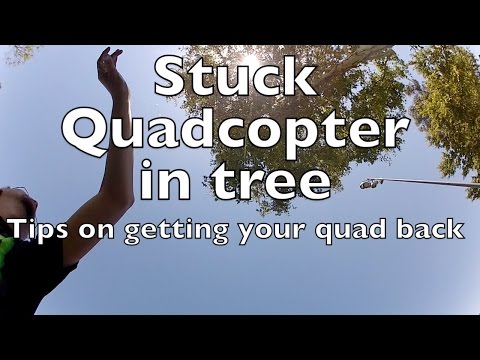 How to get your stuck quadcopter out of a tree - Blade 350QX - UCTa02ZJeR5PwNZK5Ls3EQGQ