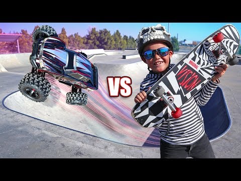 RC Car vs Skateboard Adventure!! - UCneC60ueLDbk6NVzMHUUhKg