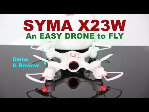 The Easy Drone to Fly - SYMA X23W - Demo & Review - UCm0rmRuPifODAiW8zSLXs2A