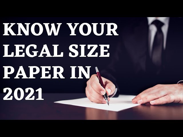 What Is Legal Size Paper StuffSure