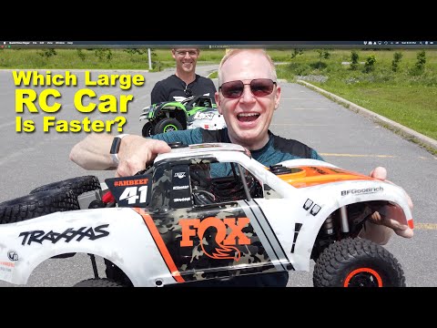 Which Large RC Car is Faster? Traxxas UDR or Losi Super Baja Rey?  Speed Test - UCm0rmRuPifODAiW8zSLXs2A