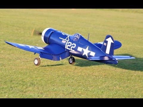 MAIDEN RC HANGER 9 F4U-1D 60cc CORSAIR ARF SAITO FLAT TWIN 57cc PETROL F/STROKE DEANO/ LEE CMAC 2015 - UCMQ5IpqQ9PoRKKJI2HkUxEw