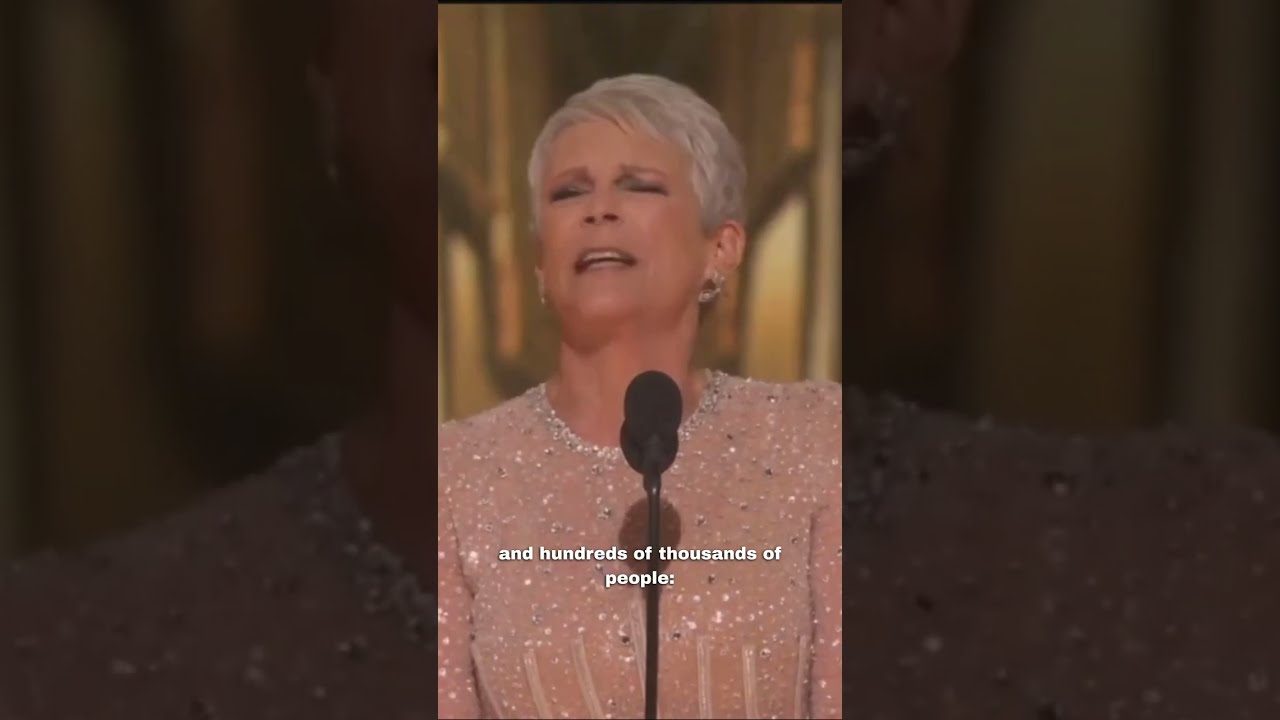 Jamie Lee Curtis spoke from the heart at the Oscars ❤️