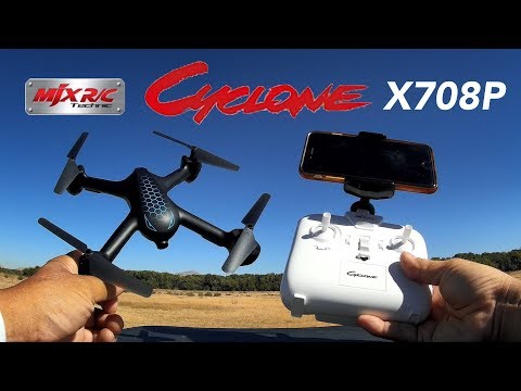 MJX X708P CYCLONE WiFi FPV RC Drone 720P Optical Flow HD Camera - UC9l2p3EeqAQxO0e-NaZPCpA