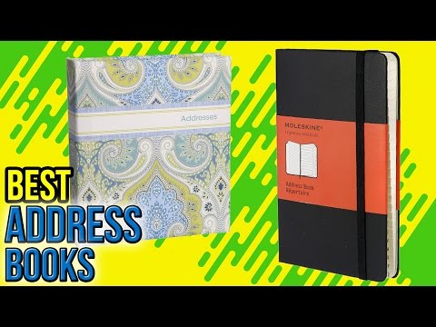 10 Best Address Books 2017 - UCXAHpX2xDhmjqtA-ANgsGmw