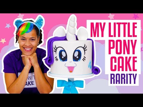 How To Make A FABULOUS My Little Pony RARITY UNICORN Funfetti CAKE | Yolanda Gampp | How To Cake It - UCvM1hVcRJmVWDtATYarC0KA