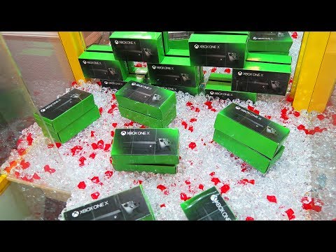 Will we win the XBOX ONE X from the Claw Machine? - UCYBSaV5kXMCSlj0S4cnIThA