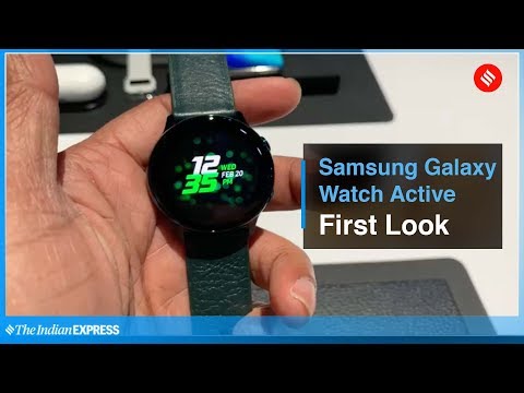 Video - WATCH Technology | Samsung Galaxy Watch Active First Look: Features, Specifications and First Impressions #India #Review