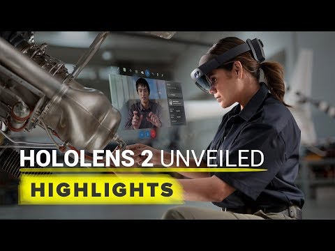 Microsoft shows off HoloLens 2 mixed reality headset at MWC - UCOmcA3f_RrH6b9NmcNa4tdg