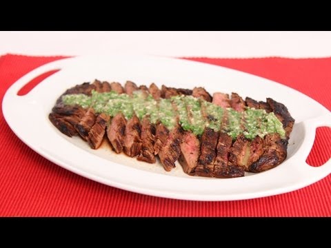 Grilled Flank Steak with Chimichurri Recipe - Laura Vitale - Laura in the Kitchen Episode 625 - UCNbngWUqL2eqRw12yAwcICg