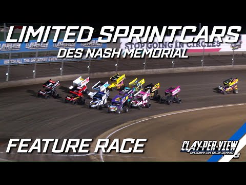 Limited Sprintcars | Des Nash Memorial - Perth Motorplex - 30th Mar 2024 | Clay-Per-View - dirt track racing video image