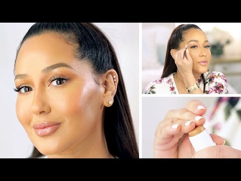 Glowy Spring Makeup Tutorial | All Things Adrienne - UCE1FRQFAcRXE5KVp721vo9A