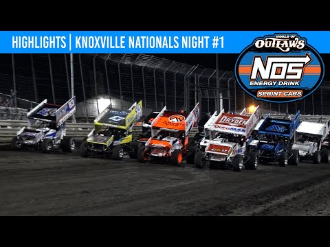World of Outlaws NOS Energy Drink Sprint Cars, Knoxville Raceway August 10, 2022 | HIGHLIGHTS - dirt track racing video image