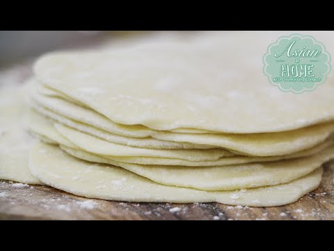 How to Make Dumpling Wrappers 만두피만들기 - UCIvA9ZGeoR6CH2e0DZtvxzw