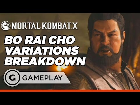 Bo' Rai Cho Official Variation Breakdown - Mortal Kombat X - UCbu2SsF-Or3Rsn3NxqODImw