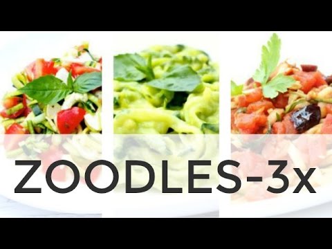Zoodle Recipes 3- Ways | Clean & Delicious - UCj0V0aG4LcdHmdPJ7aTtSCQ