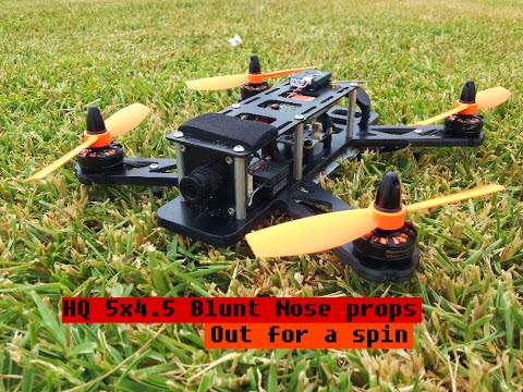 HQ Blunt Nose 5x4.5 props out for a spin - QAV250 - UCRNxqk7A7fhmlLLCXEWpe6w