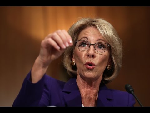 BETSY DEVOS: Guns in school protect against grizzly bears - UCcyq283he07B7_KUX07mmtA