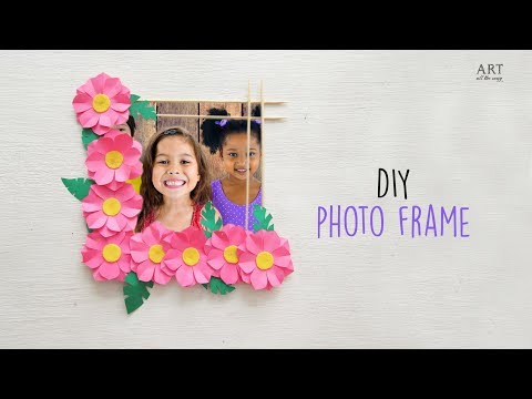 DIY Flower Photo Frame | Home Decoration Ideas