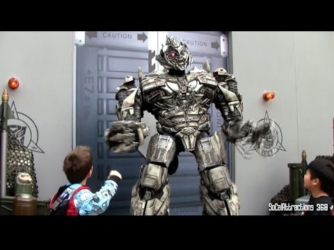 [HD] HILARIOUS Transformers Megatron Having Fun with Guests - Interactive Talking Transformers - UCbDGvfJHf0r_WjS9voB8POA