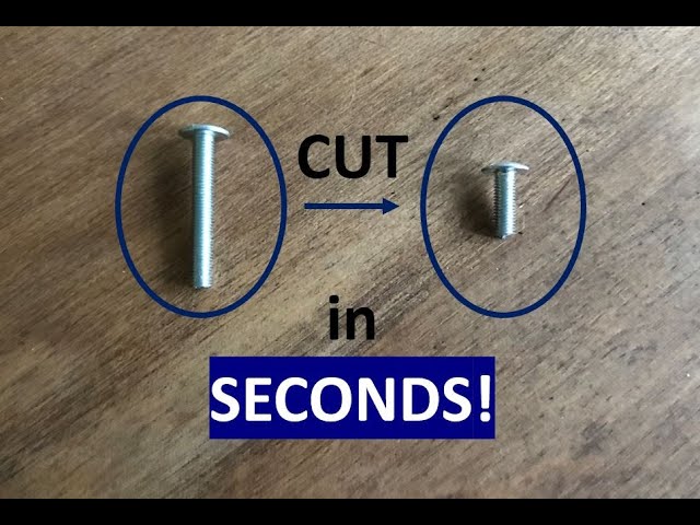 How to Cut a Screw