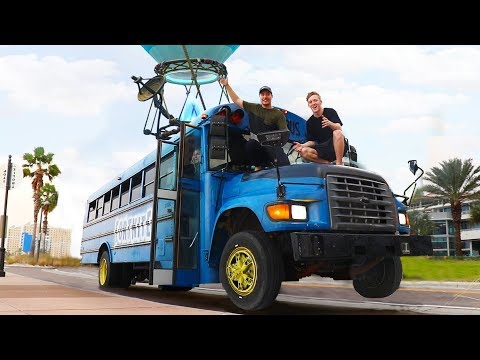 Surprising TFue With A Fortnite Battle Bus In Real Life - UCX6OQ3DkcsbYNE6H8uQQuVA