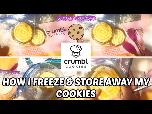 how to store crumbl cookies