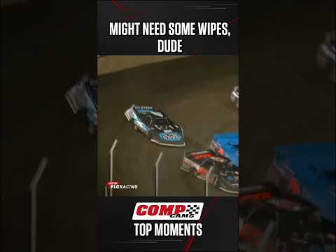 Might need some dude wipes! #comptopmoments - dirt track racing video image