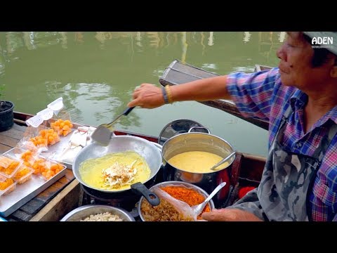 Thailand Street Food - Tha Kha Floating Market - UCu9g5OmzcCpcJnmSYyHnIVw