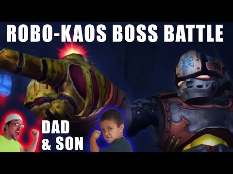 Skylanders Giants: Bringing Order to Kaos - Dad & Son Gameplay (Walkthrough) wiiu - UCC-RHF_77zQdKcA75hr5oTQ