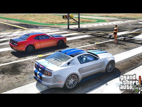 GTA 5 REAL LIFE MOD #407 MUSCLE CAR RACE !!! (GTA 5 REAL LIFE MODS) - UCbItyvYa6cqvqtwlU2E9-wA