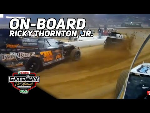 Ride Along With Ricky Thornton, Jr. In A Modified At The Castrol Gateway Dirt Nationals - dirt track racing video image