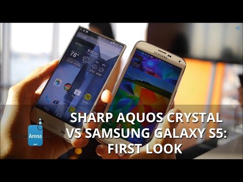 Sharp AQUOS Crystal vs Samsung Galaxy S5: first look - UCwPRdjbrlqTjWOl7ig9JLHg